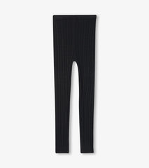 Girls Black Cable Knit Leggings | Hatley Onsale Girls