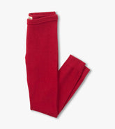 Girls Red Shimmer Knit Leggings | Hatley US Girls
