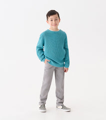 Boys Dark Grey Herringbone Straight Leg Pants | Hatley Discount Boys