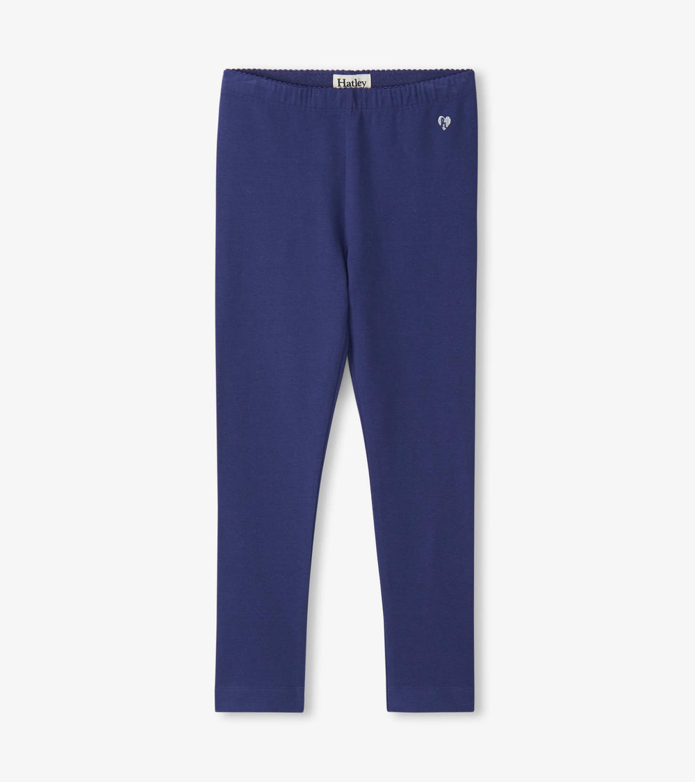 Girls Navy Leggings | Hatley Girls