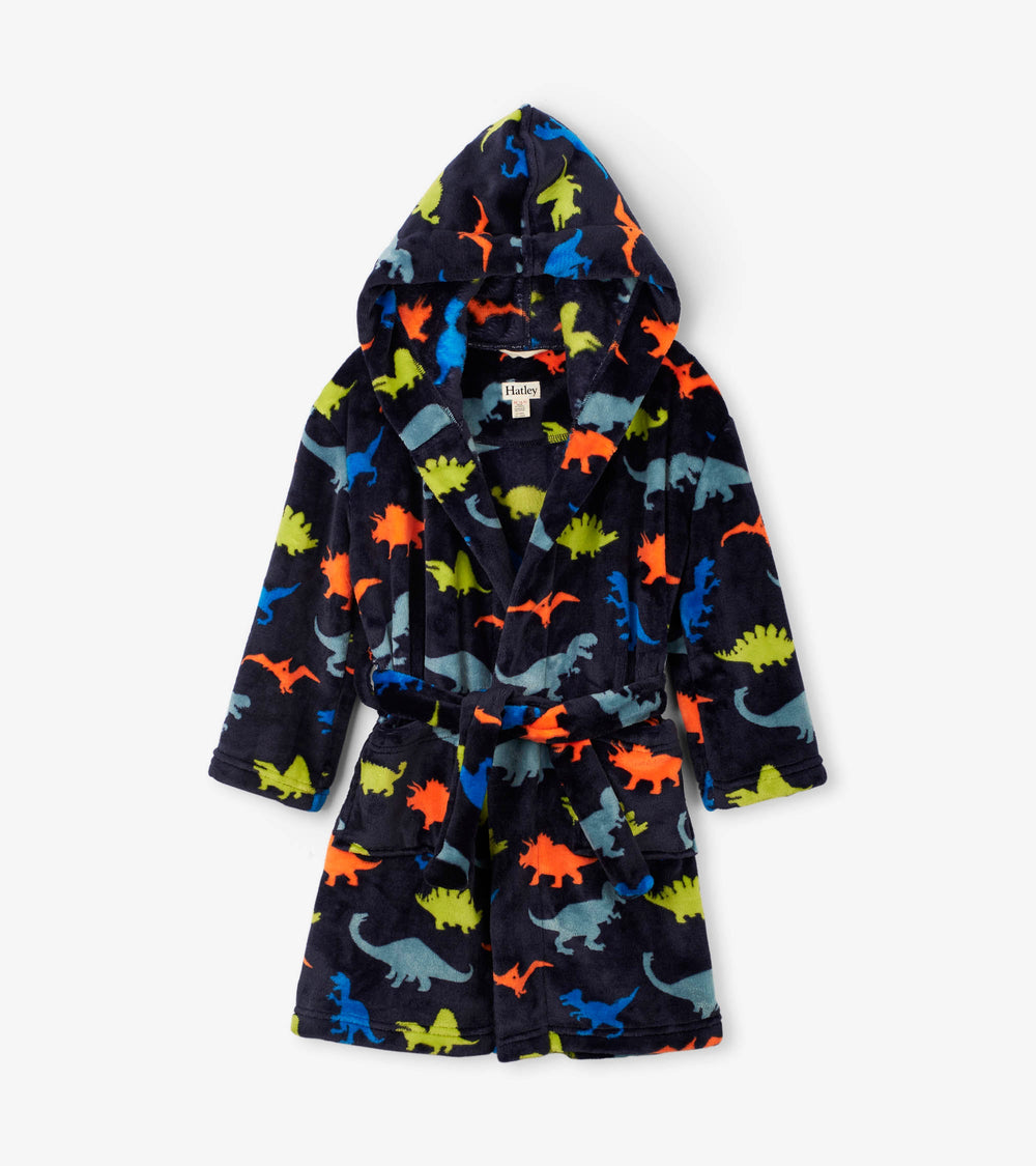 Boys Dino Herd Fleece Robe | Hatley
