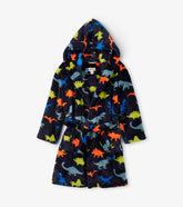 Boys Dino Herd Fleece Robe | Hatley