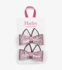Glitter Kitties Hair Clips | Hatley