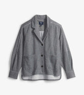 Emily Relaxed Blazer - Charcoal Melange | Hatley Discount Women