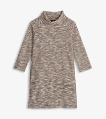 Draped Collar Dress - Heather Grey | Hatley
