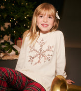 Girls Snowflake Pullover Sweater | Hatley For Girls