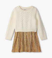 Girls Holiday Mixed Media Dress | Hatley US Girls