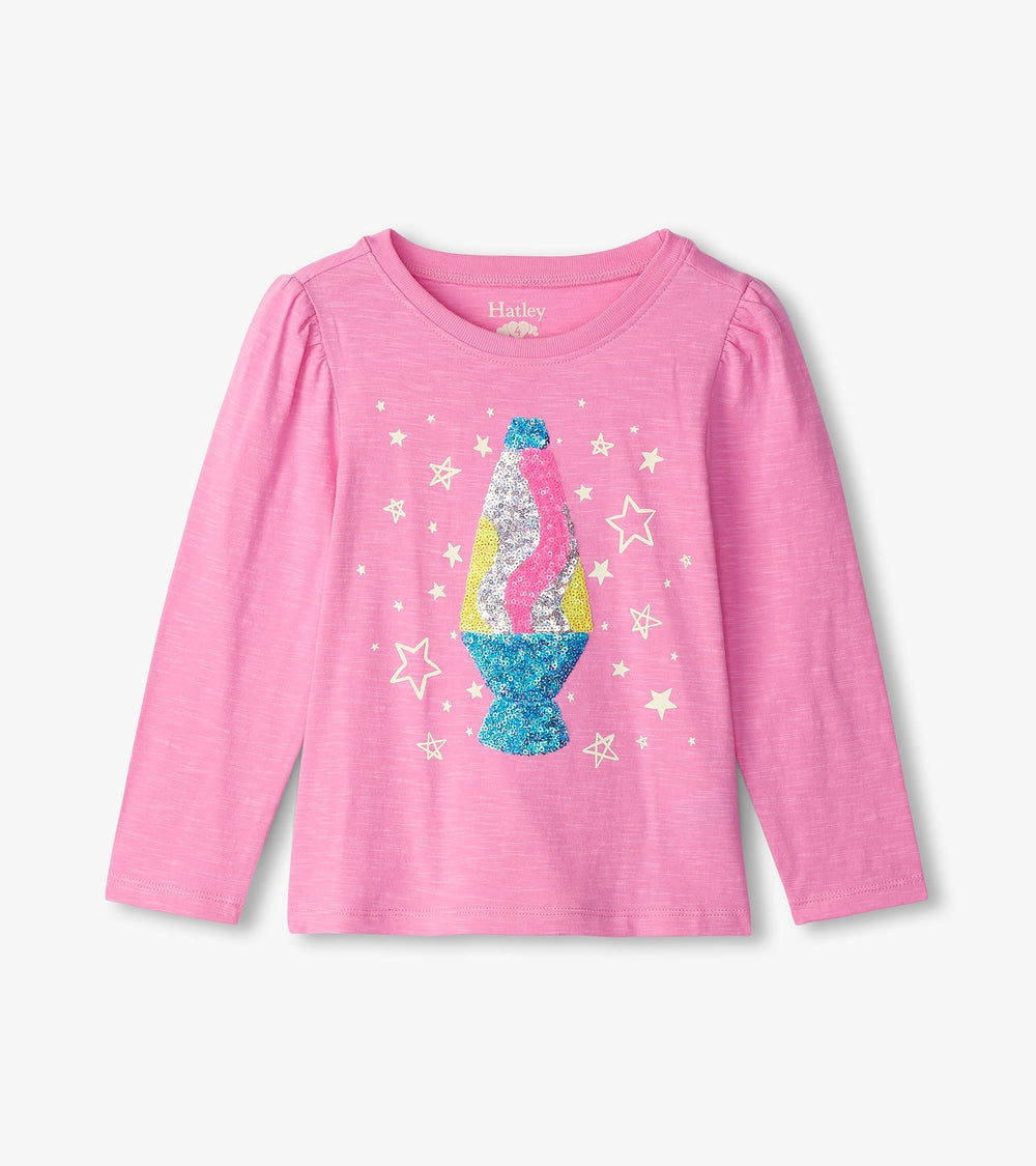 Girls Lava Lamp Long Sleeve Graphic Tee | Hatley Outlet Girls