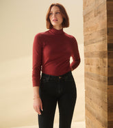 Mock Neck Top - Russet Brown | Hatley