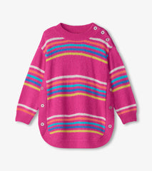 Girls Rainbow Stripes Sweater Tunic | Hatley US Girls
