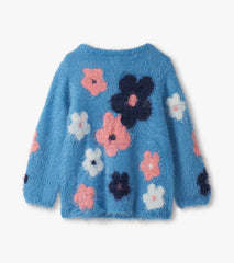 Girls Floral Cluster Furry Sweater | Hatley Sale Girls