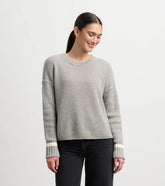 Waffle Knit Sweater - Grey | Hatley Outlet Women