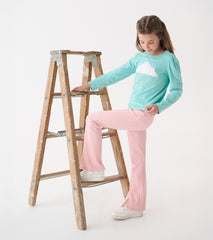 Girls Fluffy Cloud Puff Sleeve Graphic Tee | Hatley Girls