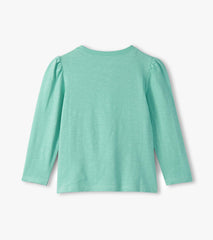 Girls Fluffy Cloud Puff Sleeve Graphic Tee | Hatley Girls