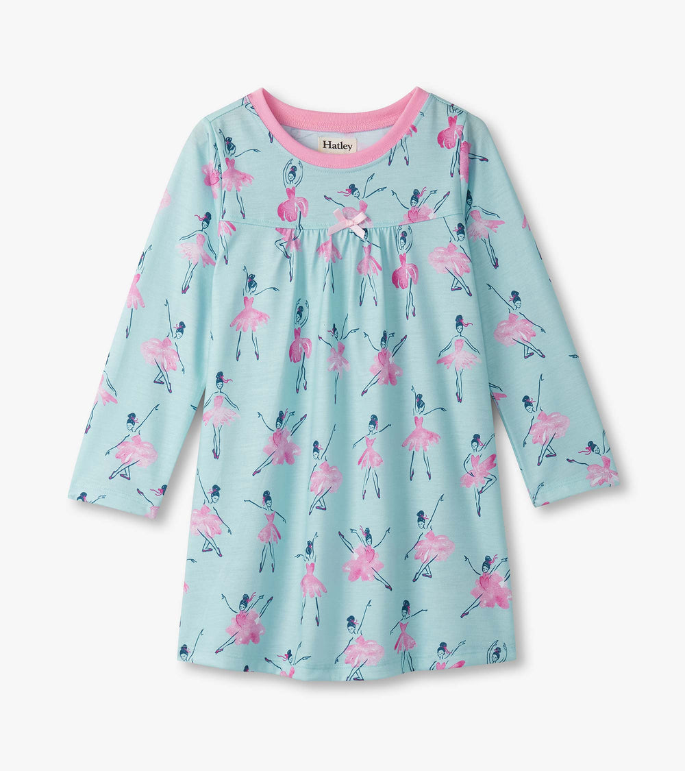 Girls Ballet School Long Sleeve Nightdress | Hatley Girls