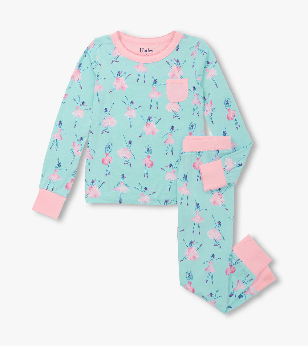 Girls Ballet School Bamboo Pajama Set | Hatley Outlet Girls
