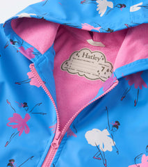 Girls Ballet School Color Changing Zip-Up Rain Jacket | Hatley Girls
