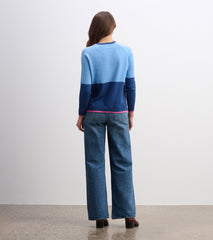 Olivia Sweater - Blue Color Block | Hatley US Women