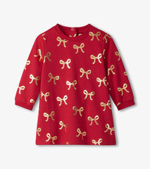 Baby & Toddler Girls Gold Ribbon Dress | Hatley Outlet Baby & Toddler