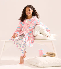 Girls Big Hearts Fuzzy Fleece Robe | Hatley US Girls