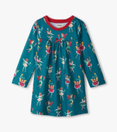 Girls Bright Fairies Long Sleeve Nightdress | Hatley