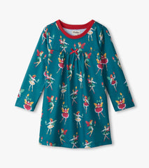 Girls Bright Fairies Long Sleeve Nightdress | Hatley