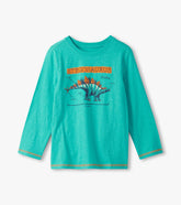 Boys Stegosaurus Glow in the Dark Long Sleeve Graphic Tee | Hatley Discount Boys
