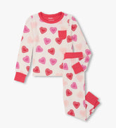 Girls Cut Out Hearts Pajama Set | Hatley Discount Girls