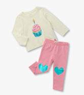 Baby & Toddler Girls Cupcake T-Shirt and Legging Set | Hatley Outlet Baby & Toddler