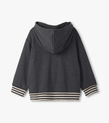 Boys Charcoal Melange Pullover Hoodie | Hatley US Boys