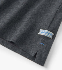 Boys Blue and Grey Color Block Long Sleeve Polo Shirt | Hatley Discount Boys
