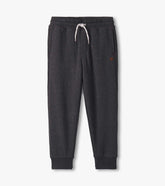 Boys Charcoal Melange Joggers | Hatley