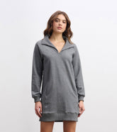 Anna Notch Neck Dress - Charcoal Melange | Hatley Outlet Women