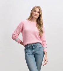 Waffle Knit Sweater - Fuchsia Pink | Hatley Sale Women