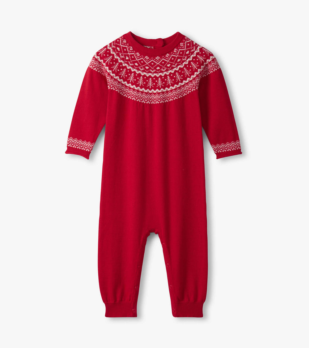 Baby Girls Fair Isle Sweater Romper | Hatley Outlet Baby & Toddler
