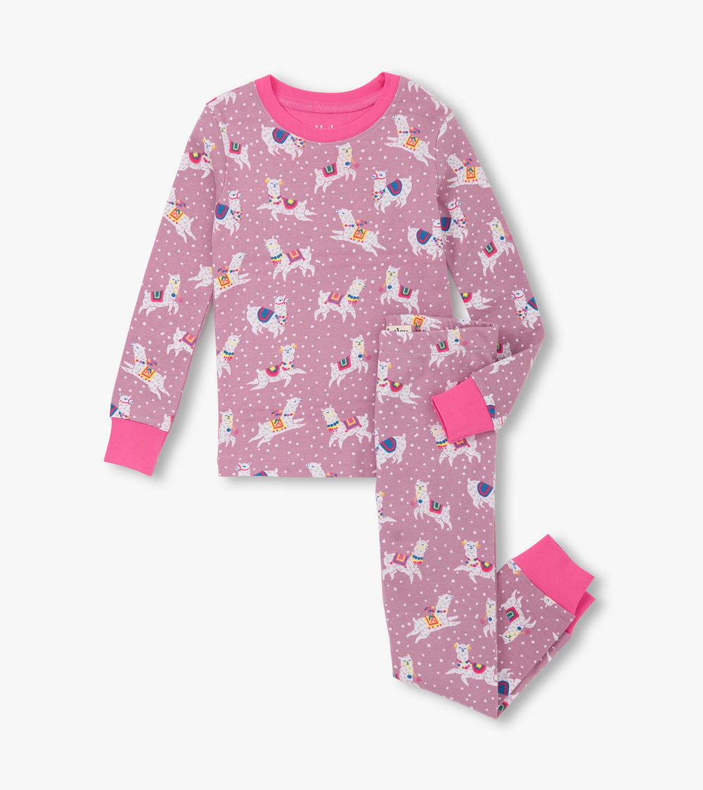 Girls Dancing Alpacas Cotton Pajama Set | Hatley US Girls