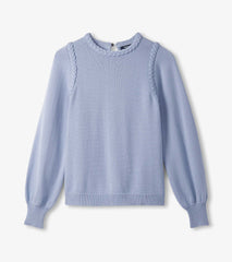 Braided Sweater - Bright Denim Blue | Hatley Sale Women