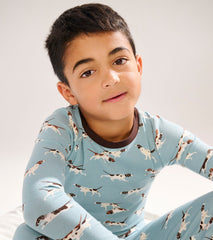 Boys Hunting Dogs Pajama Set | Hatley Boys