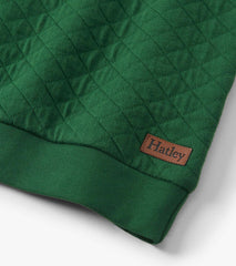 Boys Eden Green Quilted Pullover | Hatley Sale Boys