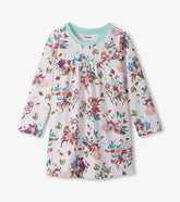 Girls Fall Floral Long Sleeve Nightdress | Hatley US Girls
