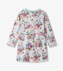 Girls Fall Floral Long Sleeve Nightdress | Hatley US Girls