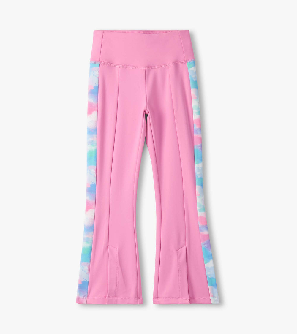 Girls Fuchsia Pink Active Flared Pants | Hatley Girls