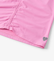 Girls Fuchsia Pink Gathered Front Top | Hatley