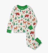 Girls Holiday Animals Cotton Pajama Set | Hatley Discount Girls