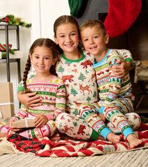 Girls Holiday Animals Cotton Pajama Set | Hatley Discount Girls