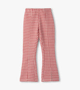 Girls Chex Red Houndstooth Bell Bottoms | Hatley Outlet Girls