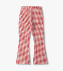 Girls Chex Red Houndstooth Bell Bottoms | Hatley Outlet Girls