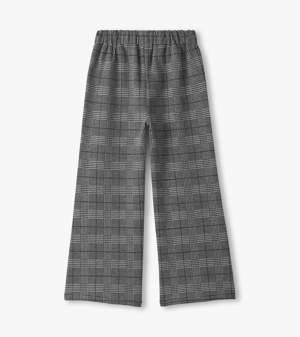 Girls Houndstooth Plaid Wide Leg Pants | Hatley Onsale Girls