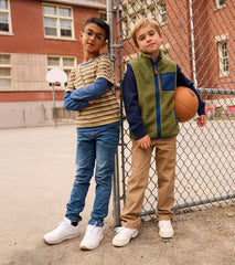 Boys Loden Green Faux Sherpa Vest | Hatley Outlet Boys