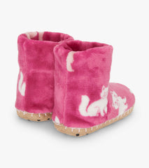 Girls Little Kitties Fuzzy Fleece Slippers | Hatley